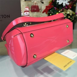 Replica Louis Vuitton Coral Pink Embossed Monogram Montaigne MM