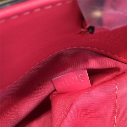 Replica Louis Vuitton Coral Pink Embossed Monogram Montaigne MM