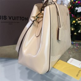Replica Louis Vuitton Beige Embossed Monogram Montaigne MM