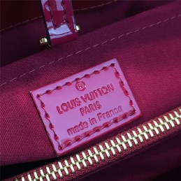 Replica Louis Vuitton Fuchsia Embossed Monogram Montaigne MM