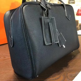 Replica Hermes Black Victoria II 35 Bag
