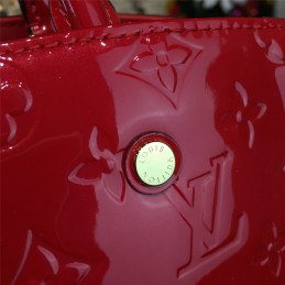Replica Louis Vuitton Red Embossed Monogram Montaigne MM