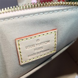Replica Louis Vuitton White Patent Monogram Alma BB