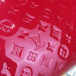 Replica Louis Vuitton Deep Red Patent Monogram Brea MM
