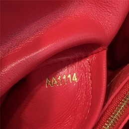 Replica Louis Vuitton Black Burgundy Trim Capucines PM