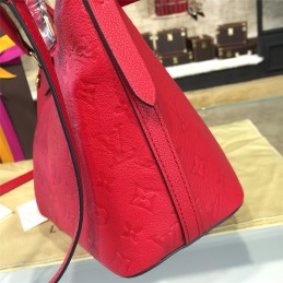 Replica Louis Vuitton Red Textured Mazarine PM