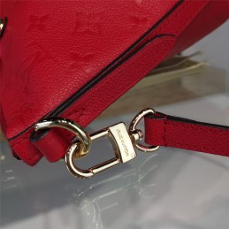 Replica Louis Vuitton Red Textured Mazarine PM