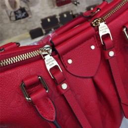 Replica Louis Vuitton Red Textured Mazarine PM