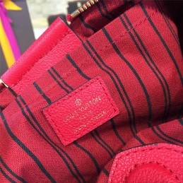 Replica Louis Vuitton Red Textured Mazarine PM