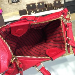 Replica Louis Vuitton Red Textured Mazarine PM