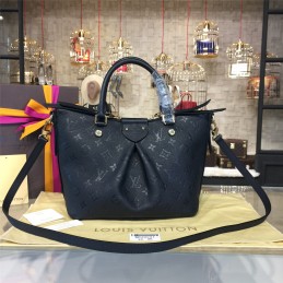 Replica Louis Vuitton Black Textured Mazarine PM