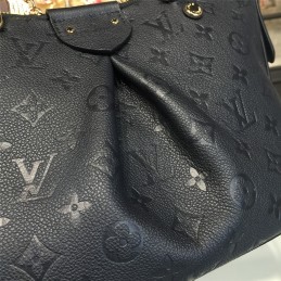 Replica Louis Vuitton Black Textured Mazarine PM