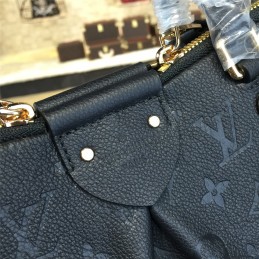 Replica Louis Vuitton Black Textured Mazarine PM