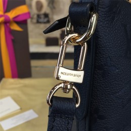 Replica Louis Vuitton Black Textured Mazarine PM