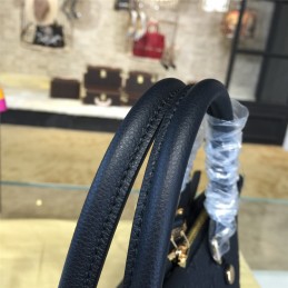 Replica Louis Vuitton Black Textured Mazarine PM