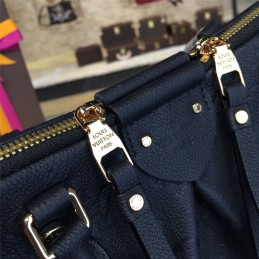 Replica Louis Vuitton Black Textured Mazarine PM