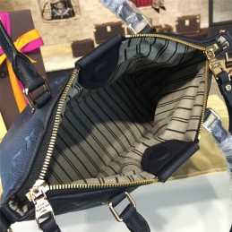 Replica Louis Vuitton Black Textured Mazarine PM