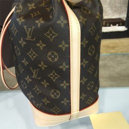 Replica Louis Vuitton Brown Monogram Beige Trim Noe