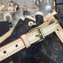 Replica Louis Vuitton Brown Monogram Beige Trim Noe