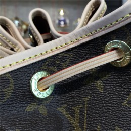 Replica Louis Vuitton Brown Monogram Beige Trim Noe