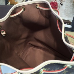 Replica Louis Vuitton Brown Monogram Beige Trim Noe