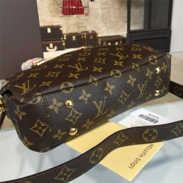 Replica Louis Vuitton Brown Monogram Yellow Trim Pallas BB