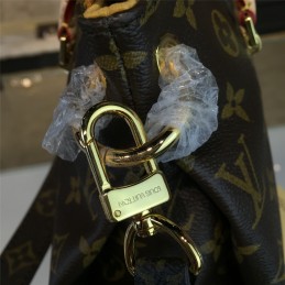 Replica Louis Vuitton Brown Monogram Yellow Trim Pallas BB