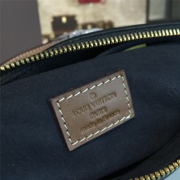 Replica Louis Vuitton Brown Monogram Beige Trim Pallas BB