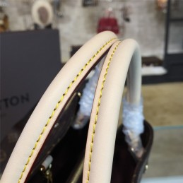 Replica Louis Vuitton Brown Monogram Beige Trim Montaigne MM