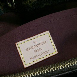Replica Louis Vuitton Brown Monogram Beige Trim Montaigne MM