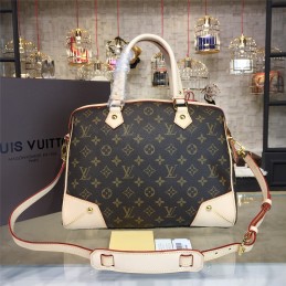 Replica Louis Vuitton Brown Monogram Beige Trim Retiro PM