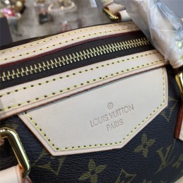 Replica Louis Vuitton Brown Monogram Beige Trim Retiro PM