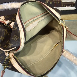 Replica Louis Vuitton Brown Monogram Beige Trim Retiro PM