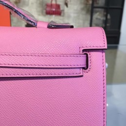 Replica Hermes Pink Kelly Cut Clutch