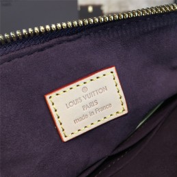 Replica Louis Vuitton Brown Monogram Purple Trim Pallas MM