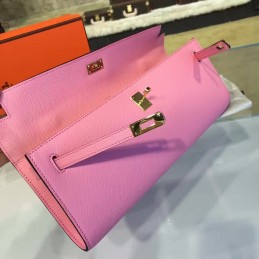 Replica Hermes Pink Kelly Cut Clutch