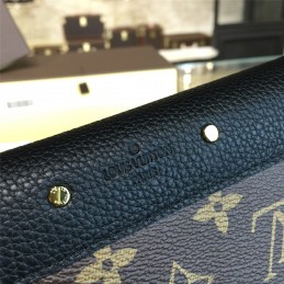 Replica Louis Vuitton Brown Monogram Navy Interior Pallas Wallet