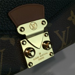 Replica Louis Vuitton Brown Monogram Navy Interior Pallas Wallet