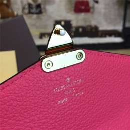 Replica Louis Vuitton Brown Monogram Fuchsia Interior Pallas Wallet