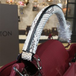Replica Louis Vuitton Burgundy Capucines BB