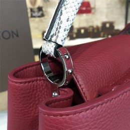 Replica Louis Vuitton Burgundy Capucines BB