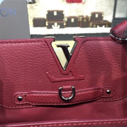 Replica Louis Vuitton Burgundy Capucines BB