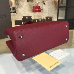 Replica Louis Vuitton Burgundy Capucines PM