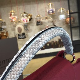 Replica Louis Vuitton Burgundy Capucines PM