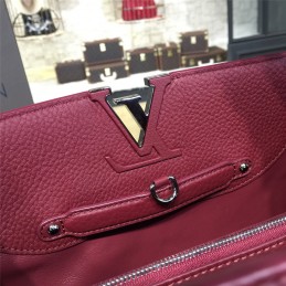 Replica Louis Vuitton Burgundy Capucines PM