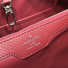 Replica Louis Vuitton Burgundy Capucines PM
