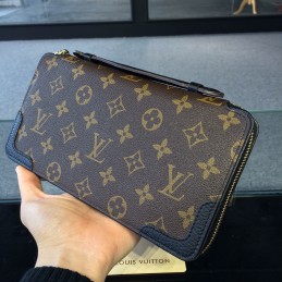 Replica Louis Vuitton Brown Monogram Zippy XL Retiro Wallet