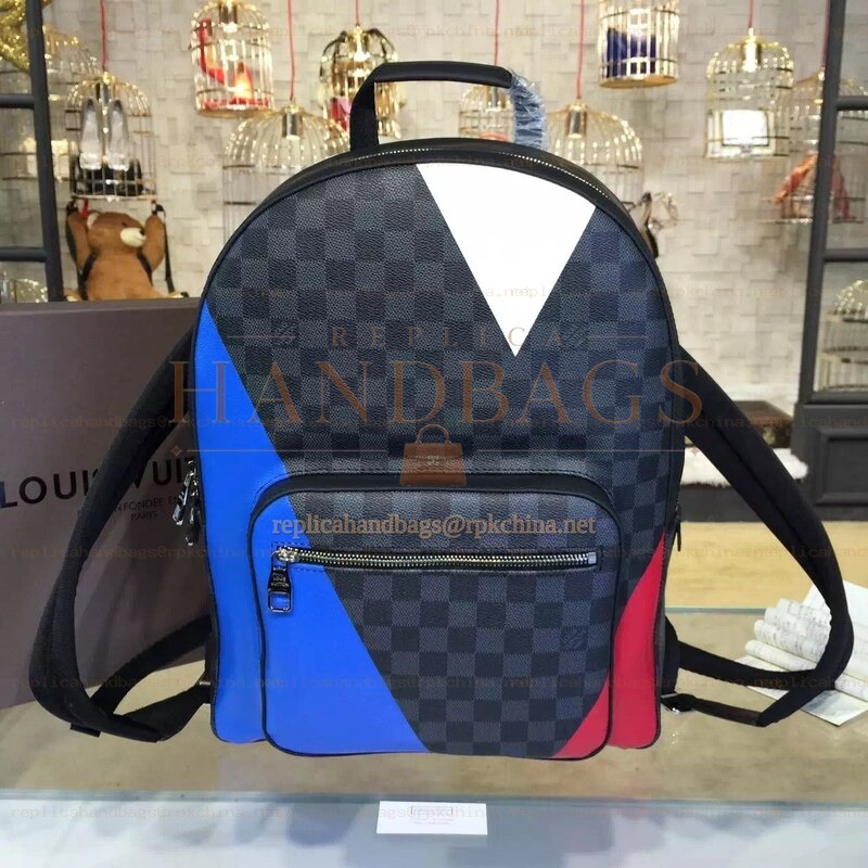 Replica Louis Vuitton Damier Graphite V Stripe Josh Backpack