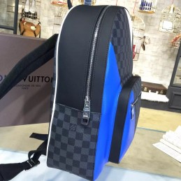 Replica Louis Vuitton Damier Graphite V Stripe Josh Backpack