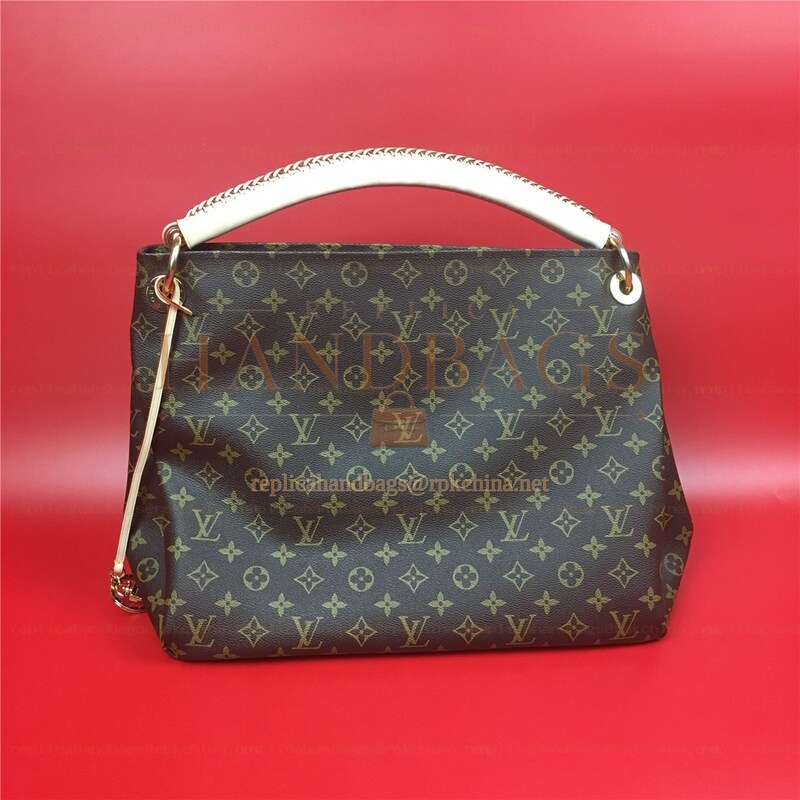 Replica Louis Vuitton Brown Monogram Beige Handle Artsy GM
